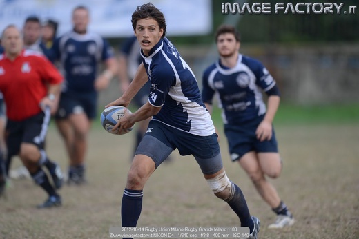 2012-10-14 Rugby Union Milano-Rugby Grande Milano 1106